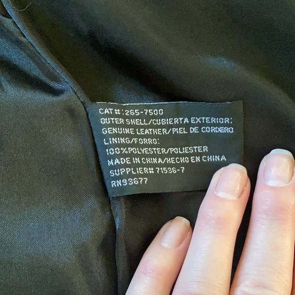 VINTAGE‼️GENUINE LAMBSKIN LEATHER JACKET! - Picture 15 of 16